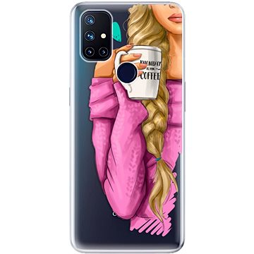 iSaprio My Coffe and Blond Girl pro OnePlus Nord N10 5G