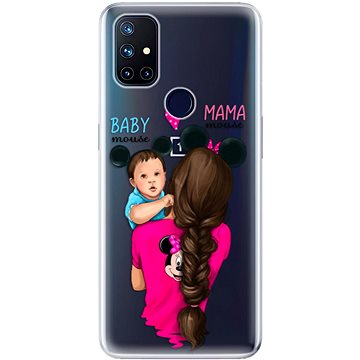 iSaprio Mama Mouse Brunette and Boy pro OnePlus Nord N10 5G