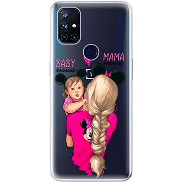iSaprio Mama Mouse Blond and Girl pro OnePlus Nord N10 5G