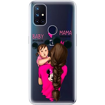 iSaprio Mama Mouse Brunette and Girl pro OnePlus Nord N10 5G