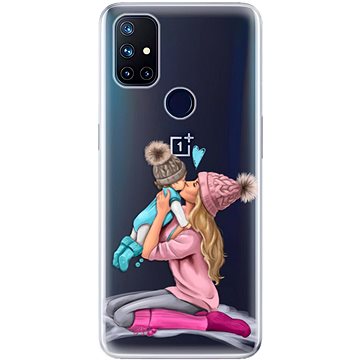 iSaprio Kissing Mom - Blond and Boy pro OnePlus Nord N10 5G