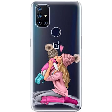 iSaprio Kissing Mom - Blond and Girl pro OnePlus Nord N10 5G
