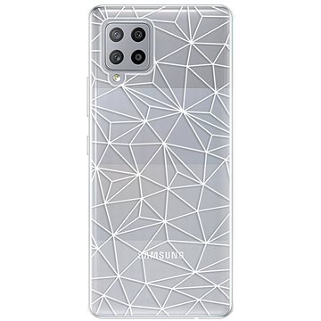 iSaprio Abstract Triangles 03 - white pro Samsung Galaxy A42