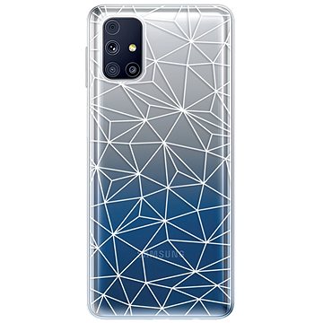 iSaprio Abstract Triangles 03 - white pro Samsung Galaxy M31s