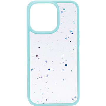 E-shop iWill Clear Glitter Star Phone Case für iPhone 13 Pro Blue