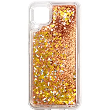 iWill Glitter Liquid Star Case pro Huawei P40 Lite Rose Gold