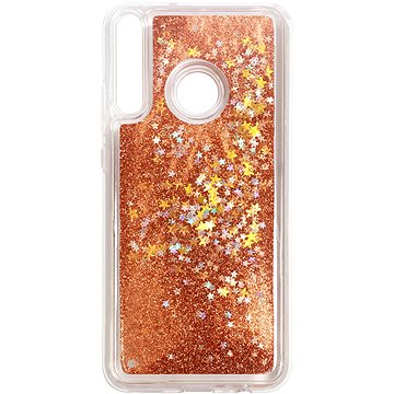 iWill Glitter Liquid Star Case pro Huawei P40 Lite E Rose Gold