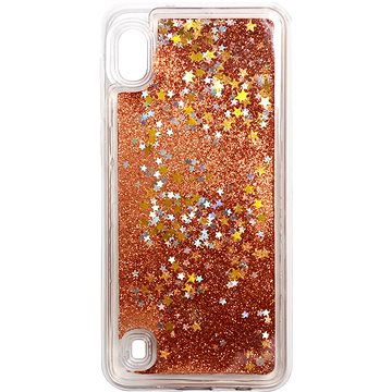 iWill Glitter Liquid Star Case pro Samsung Galaxy A10 Rose Gold