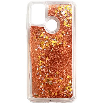E-shop iWill Glitter Liquid Star Case für Samsung Galaxy M21 Roségold