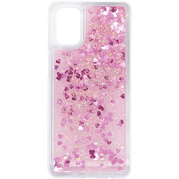 iWill Glitter Liquid Heart Case pro Samsung Galaxy M31s