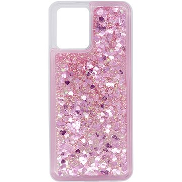E-shop iWill Glitter Liquid Heart Case für Realme 8 Pro Pink