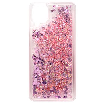 E-shop iWill Glitter Liquid Heart Case für Samsung Galaxy M12 Pink