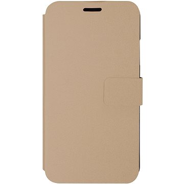 iWill Book PU Leather Case pro Apple iPhone Xr Gold