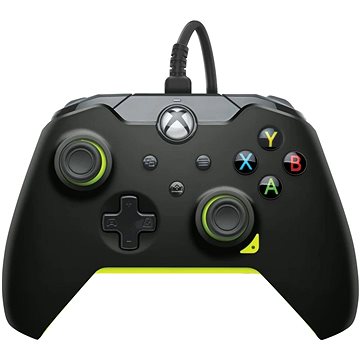 E-shop PDP Wired Controller - Electric Black - Xbox