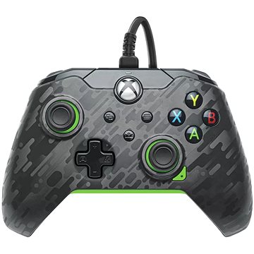 PDP Wired Controller - Neon Carbon - Xbox