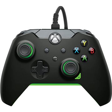 E-shop PDP Wired Controller - Neon Black - Xbox