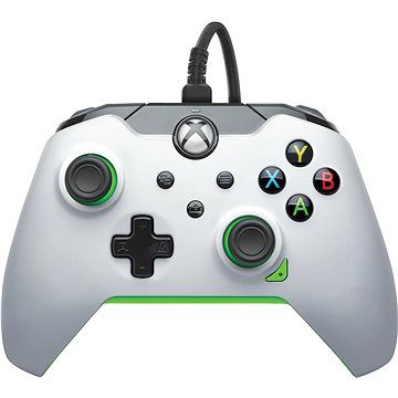 E-shop PDP Wired Controller - Neon White - Xbox