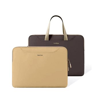 E-shop tomtoc Light-A21 Dual-color Slim Laptop Handbag, 13,5 Inch - Cookie