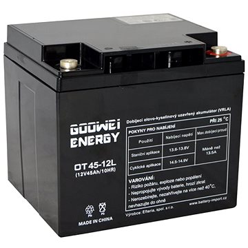 GOOWEI ENERGY OTL45-12, baterie 12V, 45Ah, DEEP CYCLE
