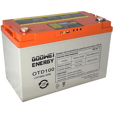 GOOWEI ENERGY OTD100-12, baterie 12V, 100Ah, DEEP CYCLE