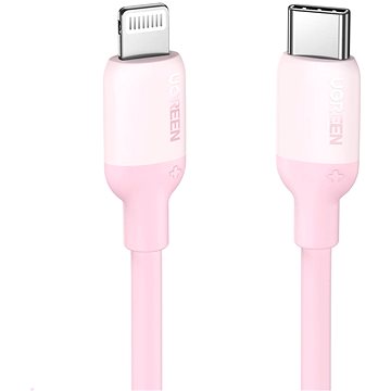 UGREEN USB-C to Lightning Silicone Cable 1m (Pink)