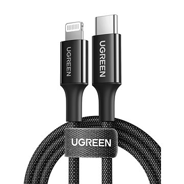 E-shop UGREEN USB-C to Lightning Cable 1m (Black)
