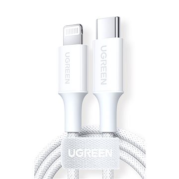 E-shop UGREEN USB-C to Lightning Cable 1m (White)