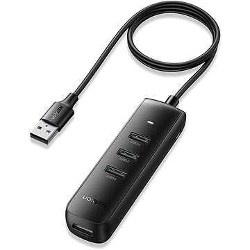 E-shop UGREEN USB 3.0 4-Port Hub 1m (Black)