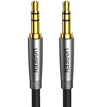 E-shop UGREEN 3.5mm Metal Connector Alu Case Braided Audio Cable 2m