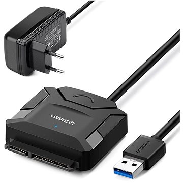 E-shop Ugreen USB 3.0 to 3,5"/2,5" SATA III SSD/HDD Adapter Cable Black