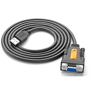 E-shop Ugreen USB 2.0 to RS-232 COM Port DB9 (F) Adapter Cable Gray 1,5 m