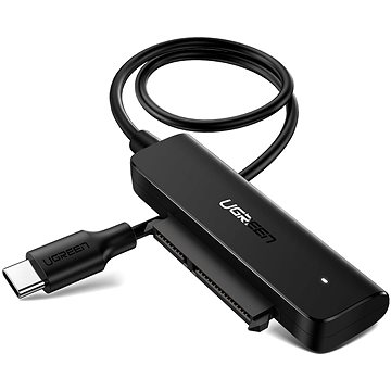 E-shop Ugreen USB-C 3.1 auf SATA III Adapterkabel für 2,5“ HDD / SSD Schwarz 0.5m