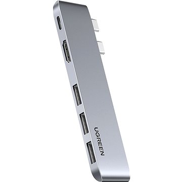 E-shop Ugreen Dual USB-C zu HDMI + 3 x USB 3.0 A + Typ C Buchse