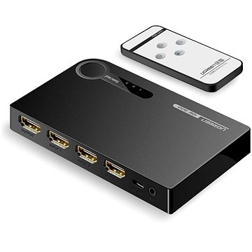 E-shop Ugreen HDMI 3 In 1 Out Switcher Black